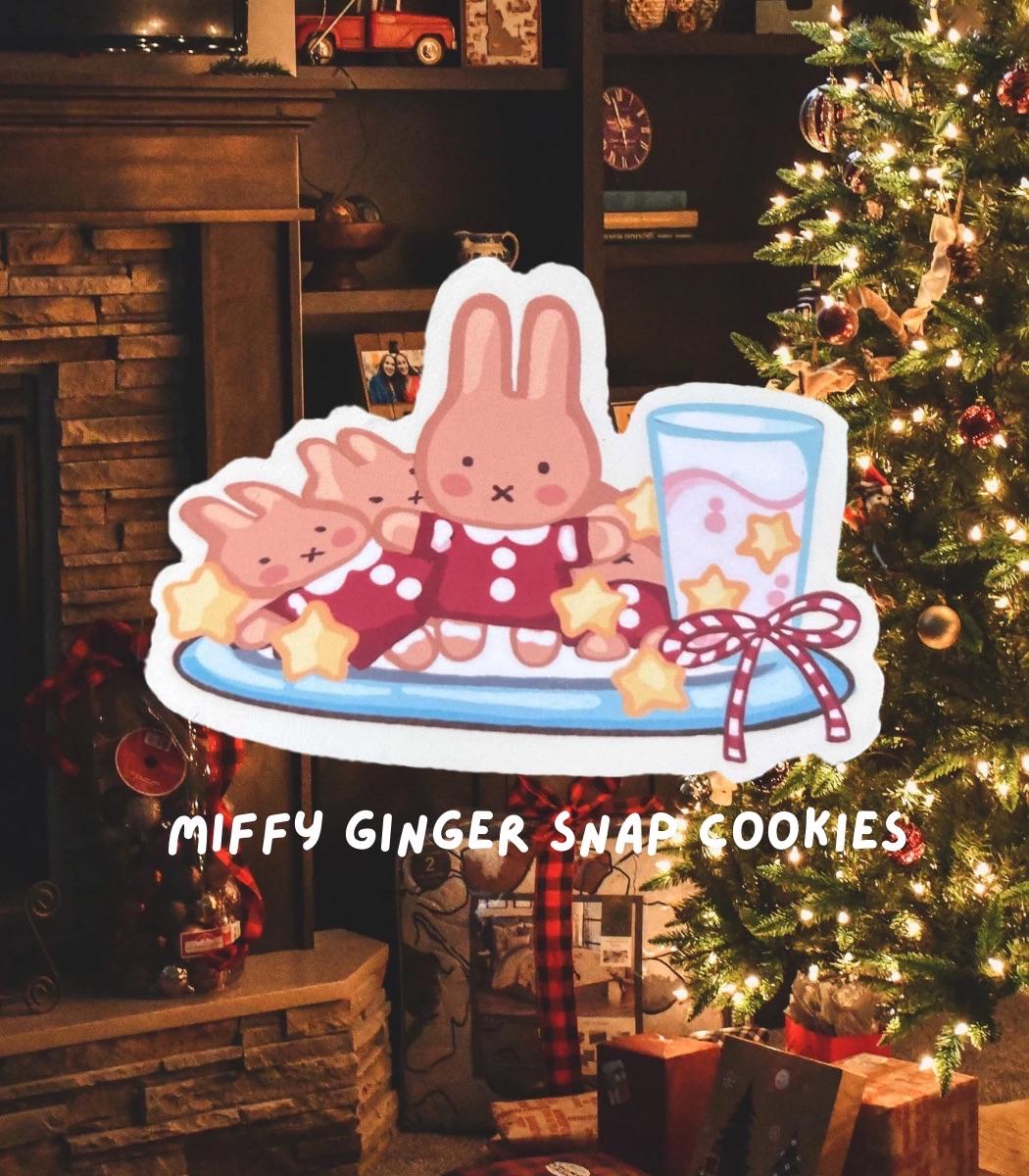 Christmas Trinket stickers, Smisky, Bunny , puppy. vinyl Water proof glossy finish