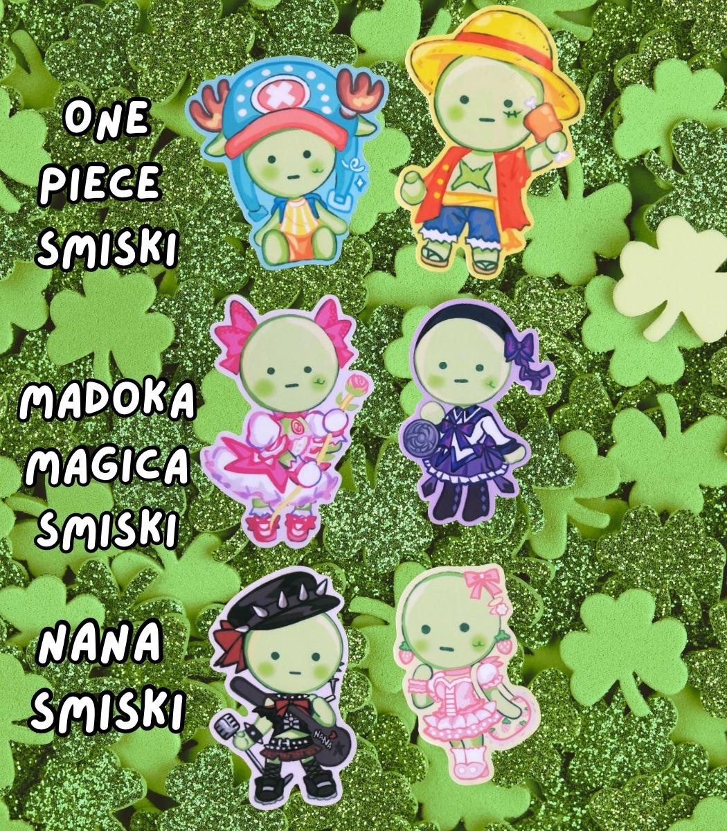 Anime Inspired x Smisky Stickers vinyl Water proof glossy finish