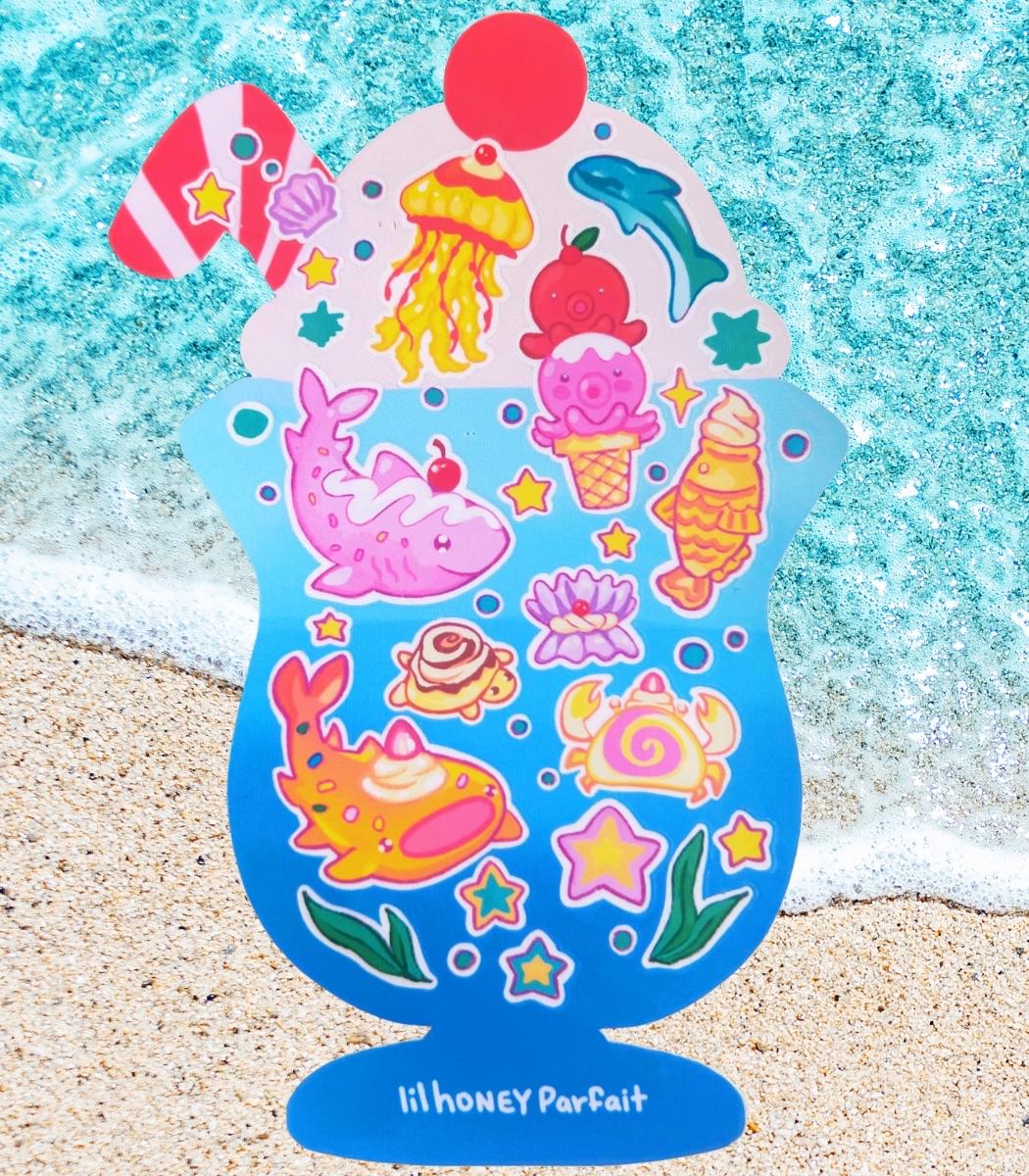 Desert Sea Creatures Sticker Sheet