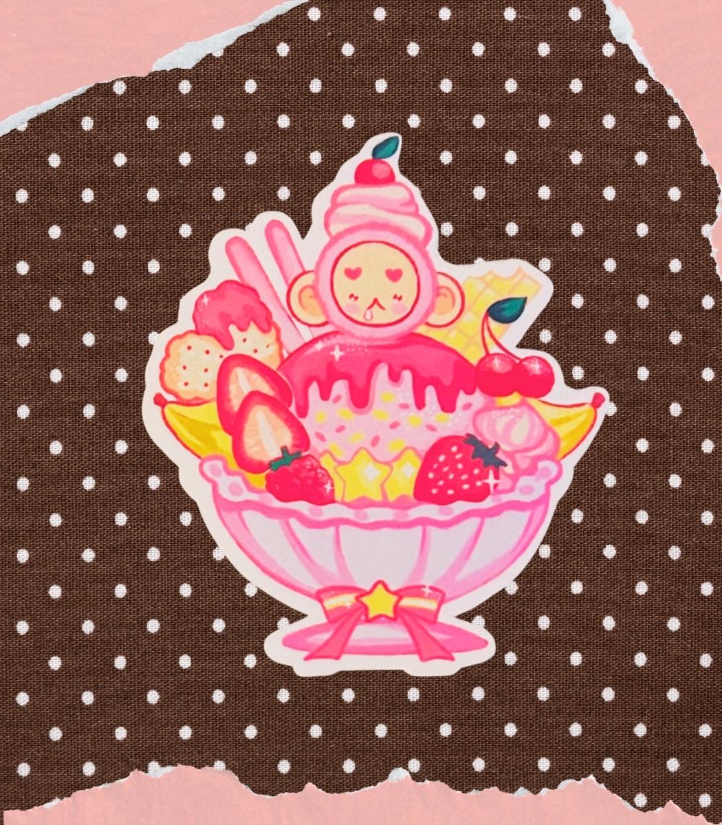 Sweet Animal Parfaits Stickers