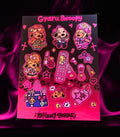 Gyaru Snoopie Sticker Sheet: Glossy Vinyl Waterproof Decals