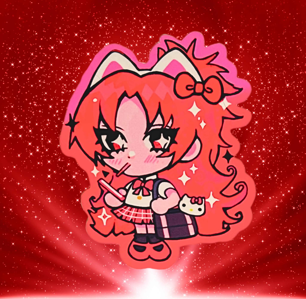Magical Anime Stickers vinyl Water proof glossy finish