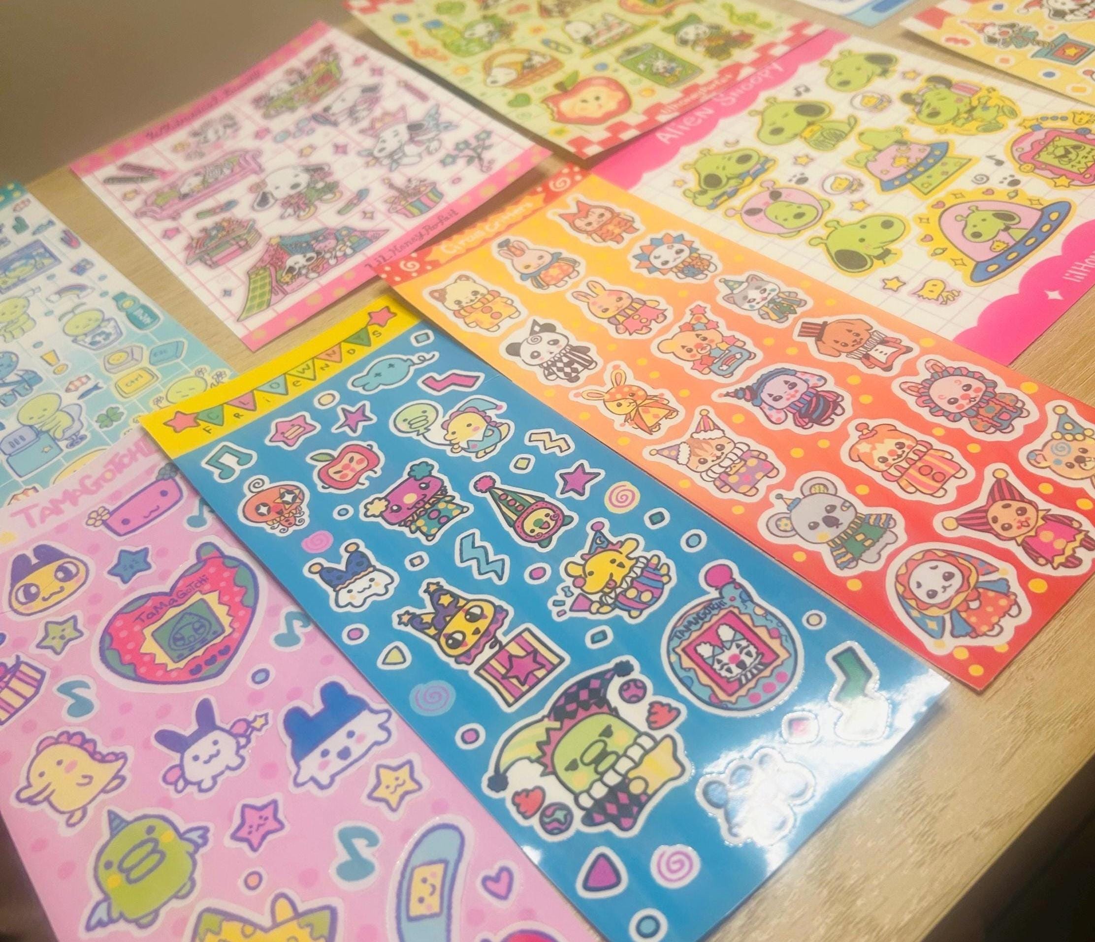 Clowny Digital Friends Sticker Sheet