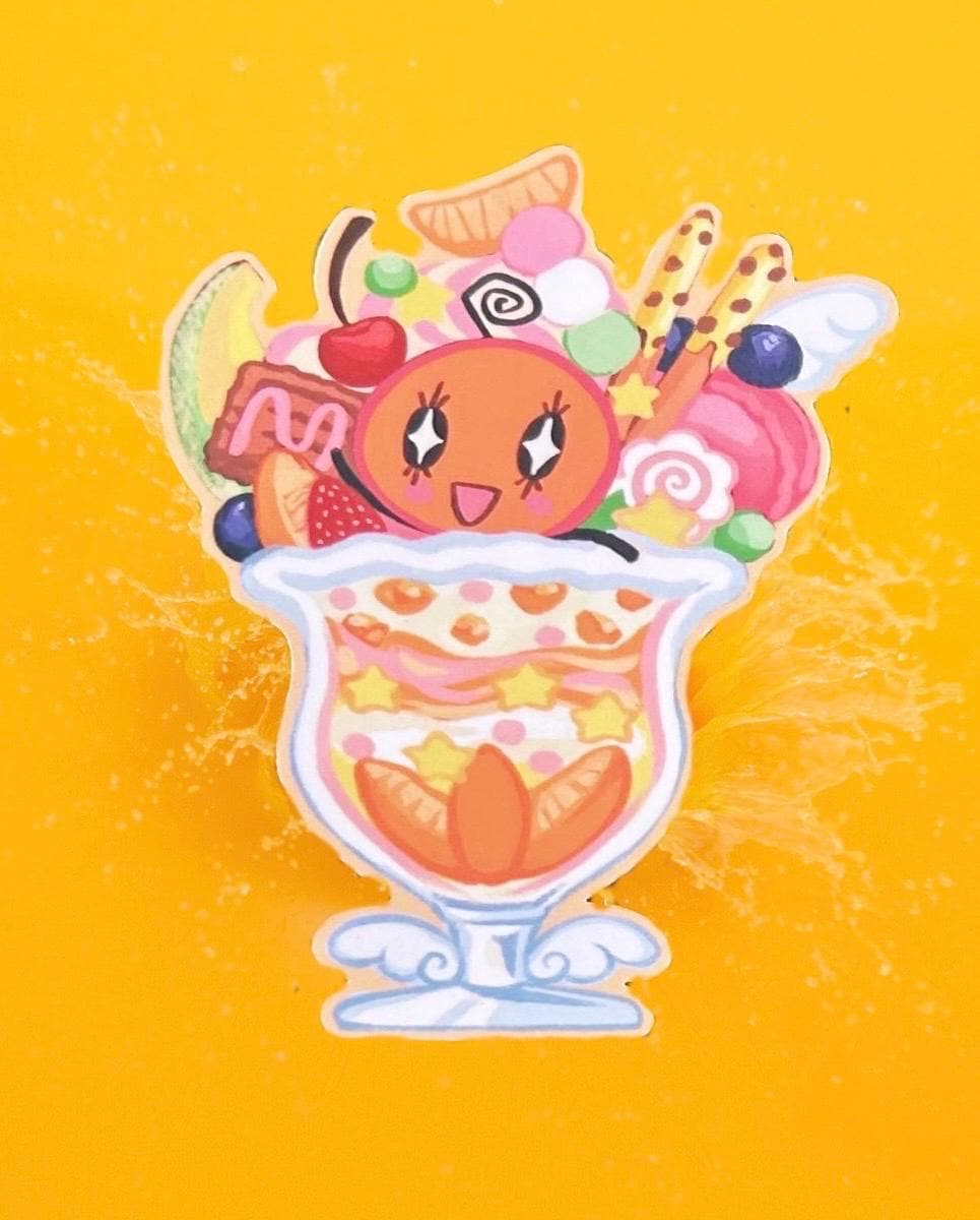 Digital Friend Party Parfaits Stickers