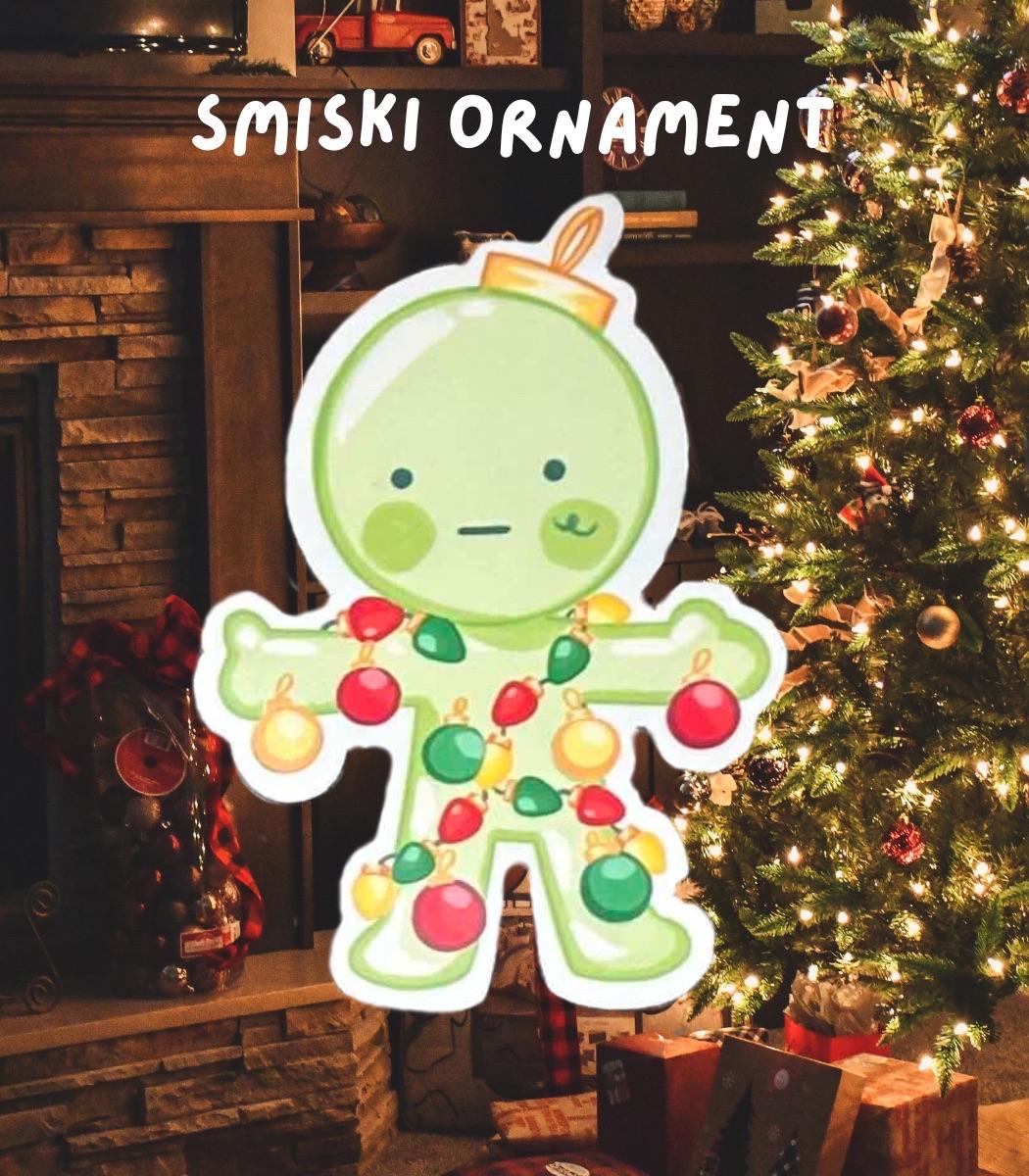 Christmas Trinket stickers, Smisky, Bunny , puppy. vinyl Water proof glossy finish