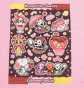Neopolitan Snoopie Sticker Sheet: Glossy Vinyl Waterproof Decals