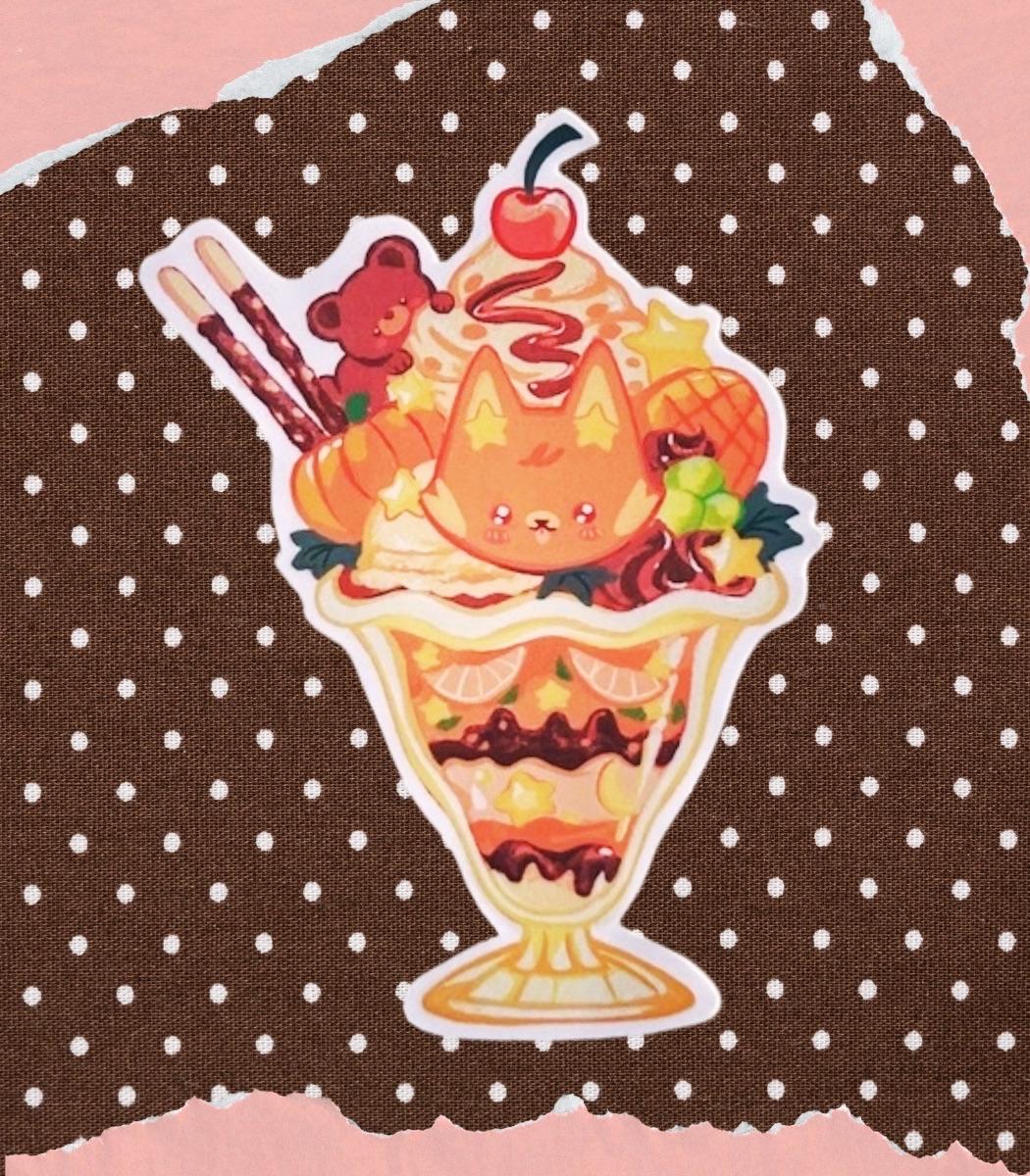 Sweet Animal Parfaits Stickers