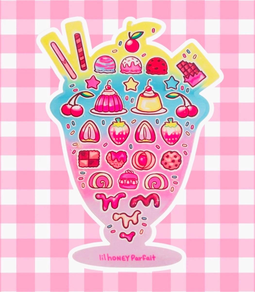 Sweet Parfait sticker sheet