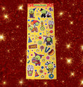 Clowny Smiski Sticker Sheet: Glossy Vinyl Waterproof Decals