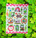 Heisei Retro Snoopie Sticker Sheet: Glossy Vinyl Waterproof Decals