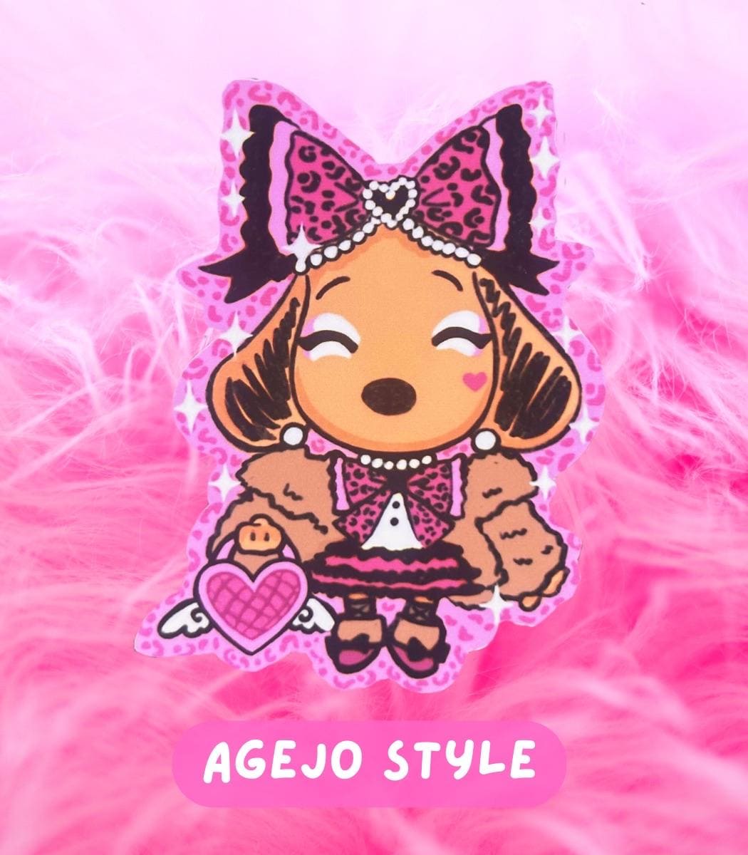 Y2K Gyaru Snoopie Sticker, Waterproof Glossy Vinyl
