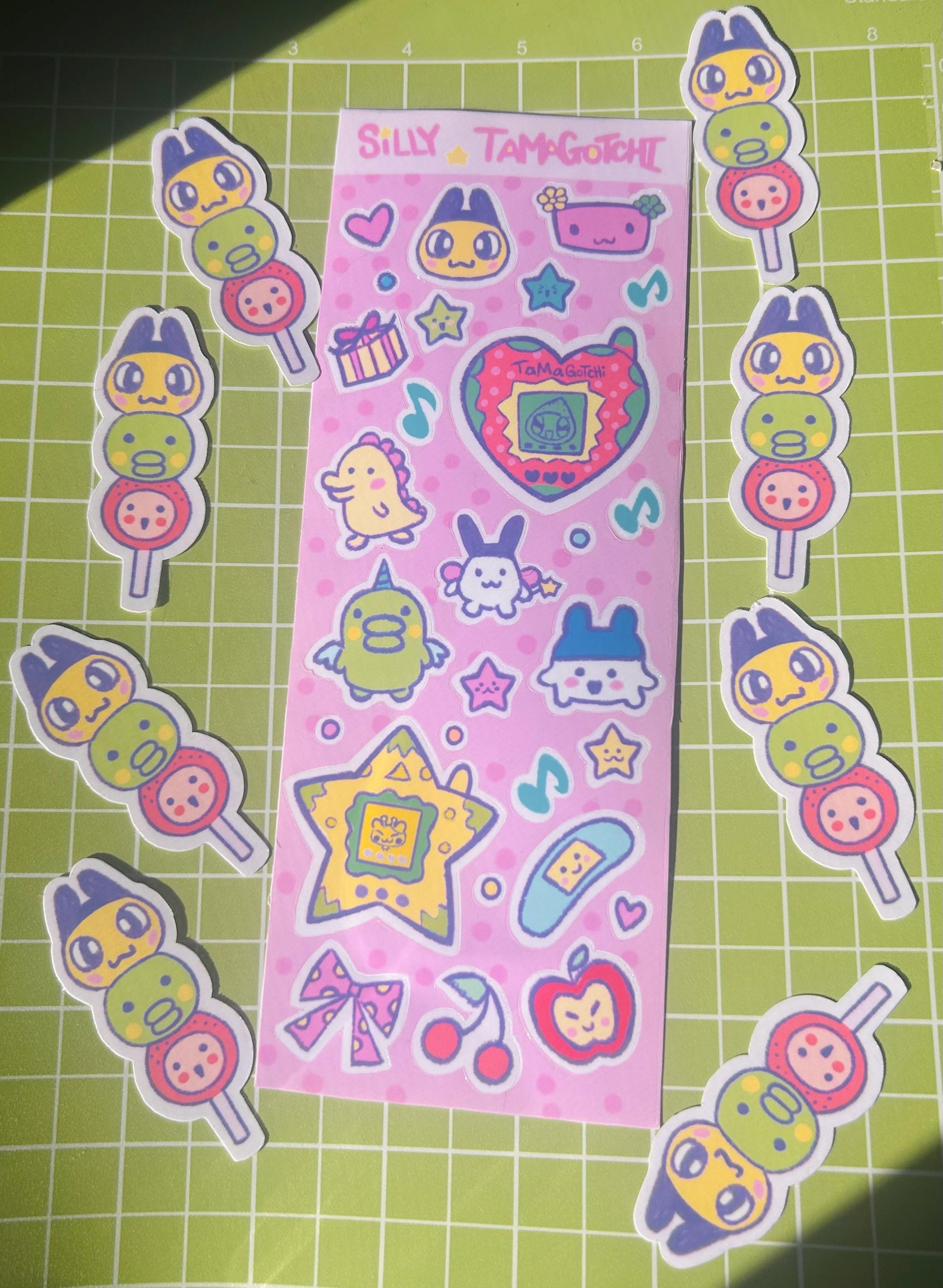 Silly Digital Friends Sticker Sheet