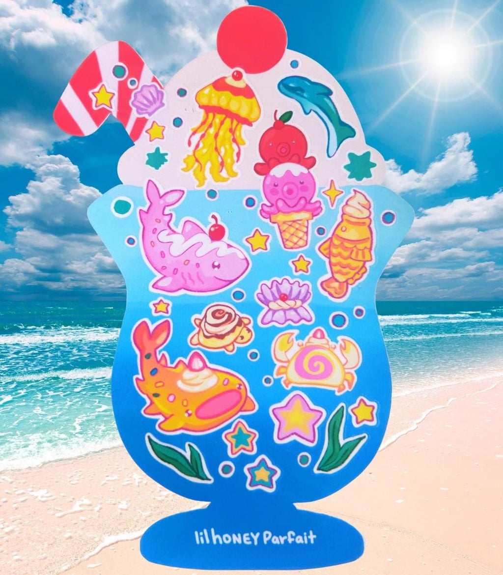 Desert Sea Creatures Sticker Sheet
