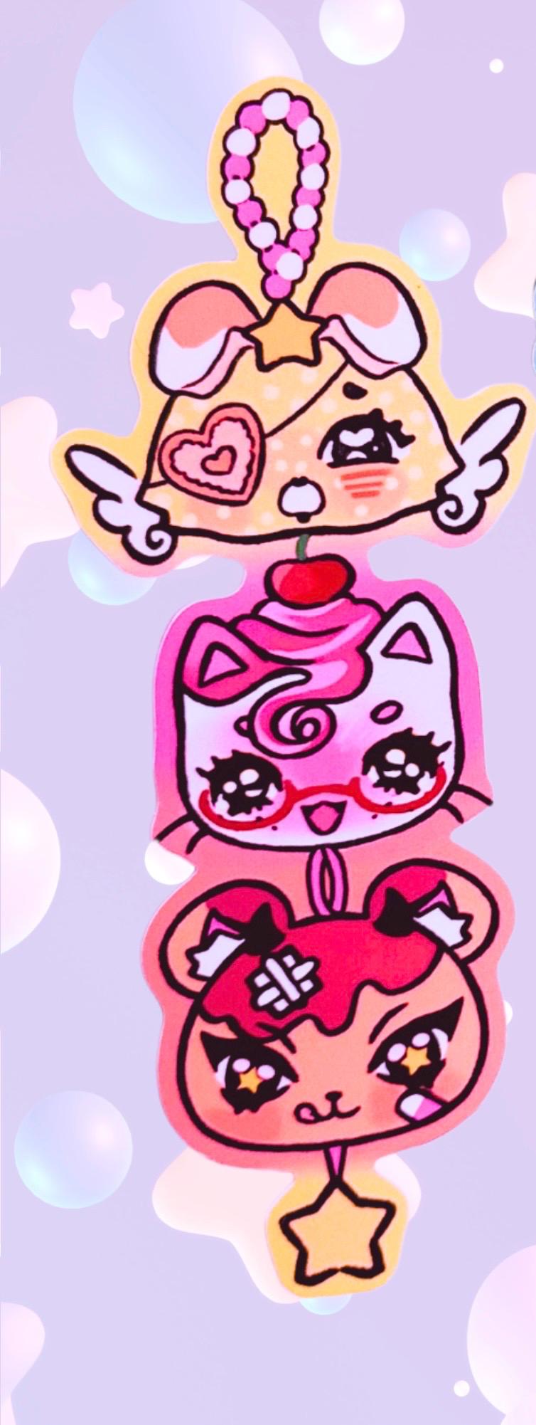 Whimsical Critters Vinyl Waterproof stickers