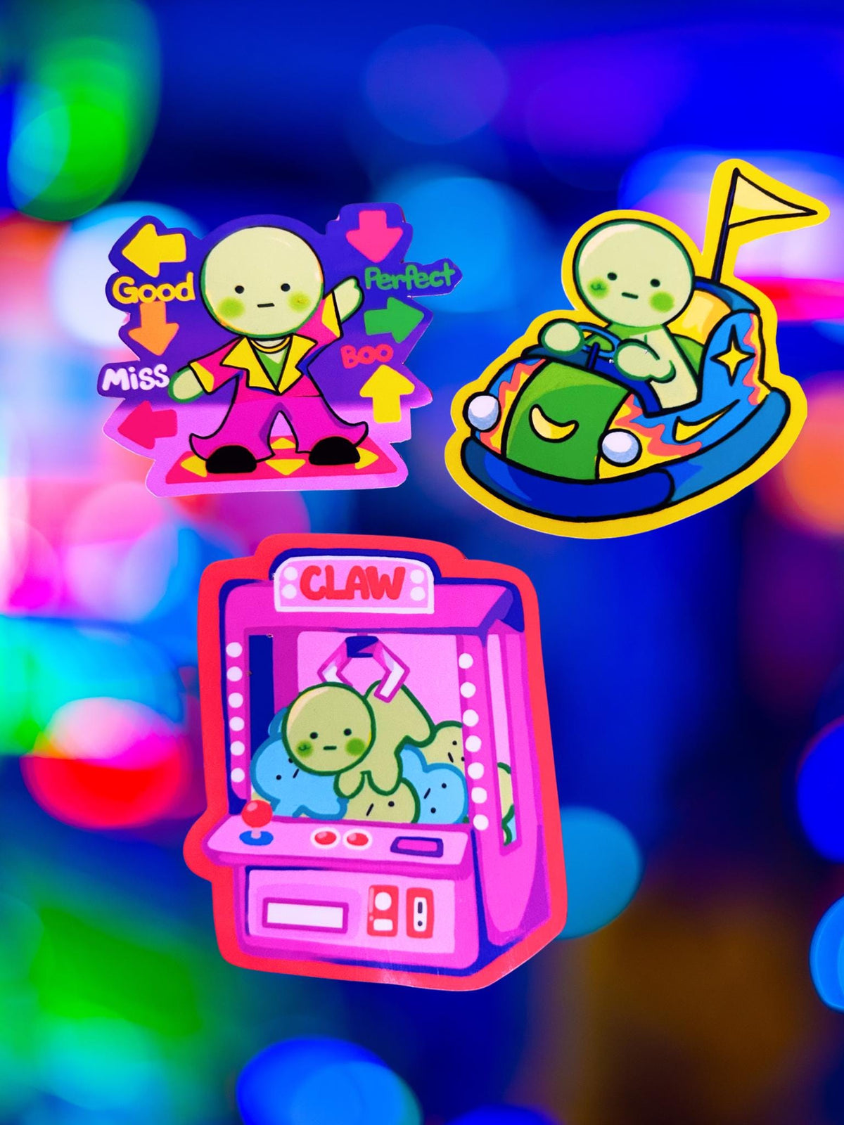 Smiski Retro Diecut stickers | vinyl Water proof glossy finish