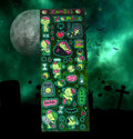 Zombie Smiski Sticker Sheet: Glossy Vinyl Waterproof Decals